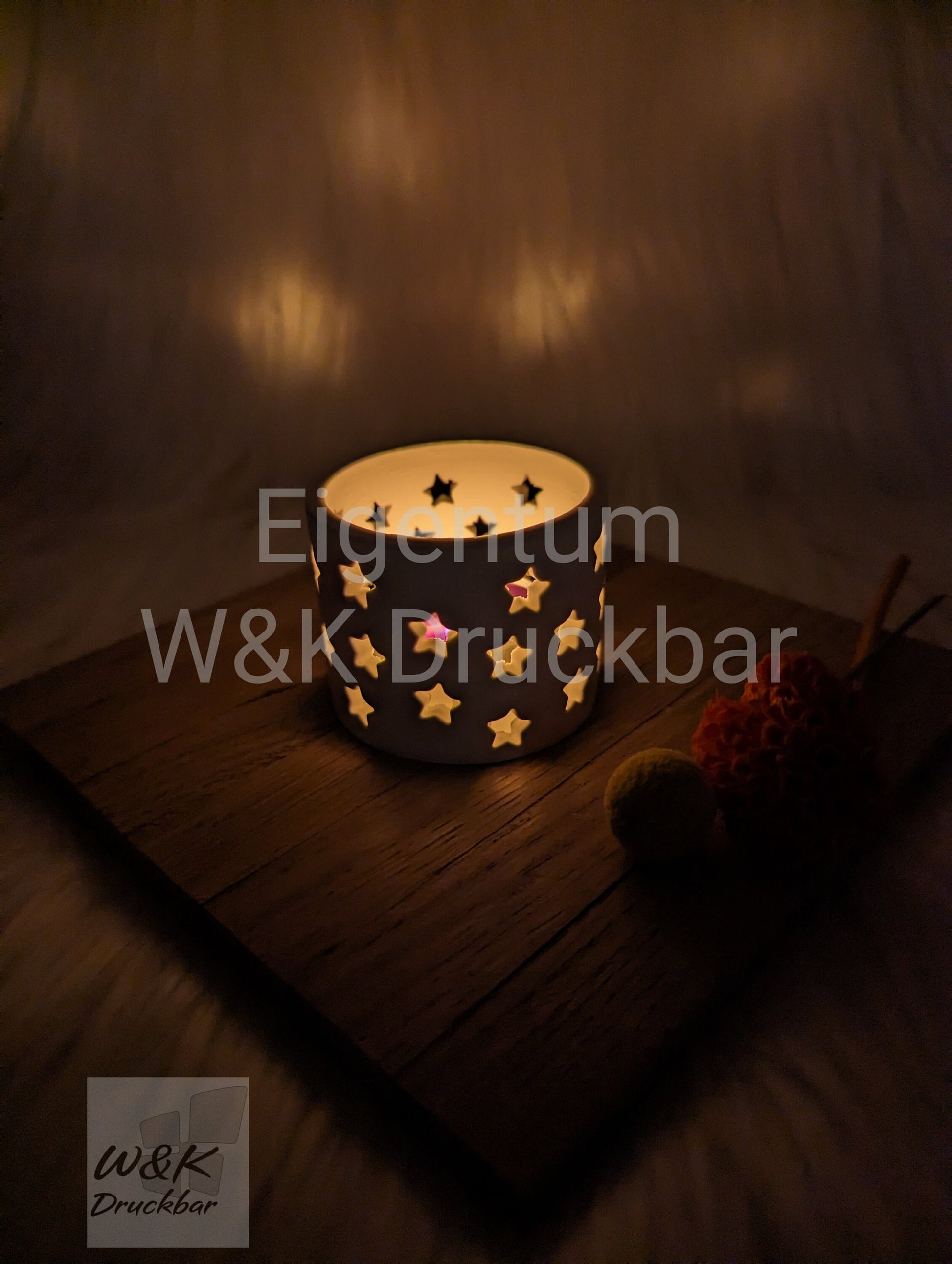 Silikonform für MINI Lichtkranz V3/ Sterne / Stern / V3 MINI / Lichthaus / mit Boden / Raysin / Silikonform