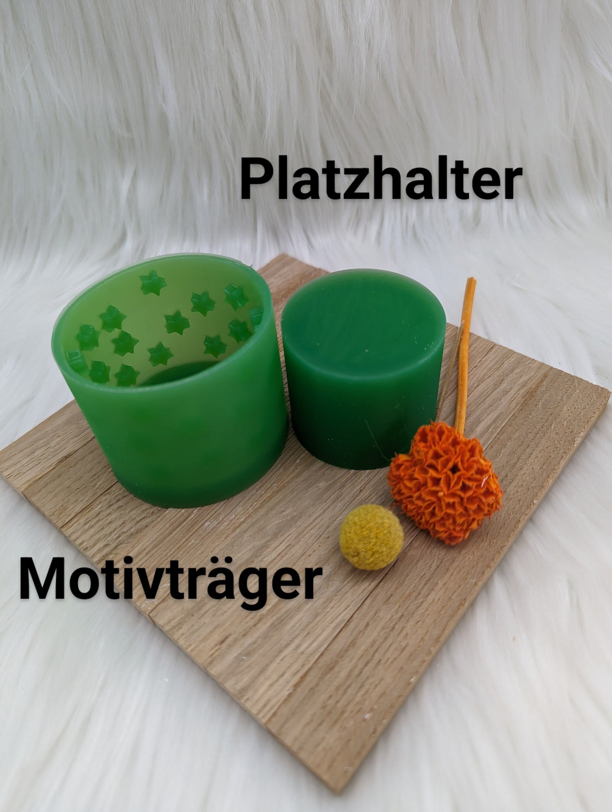 Silikonform für MINI Lichtkranz V3/ Sterne / Stern / V3 MINI / Lichthaus / mit Boden / Raysin / Silikonform