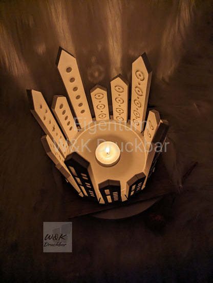 Klötzchenhäuscher Gießform / Schneeflocken Hochkant / Silikonform für Klötzchen / Silikon Klötzchen Gießform /Gießform Klötzchen