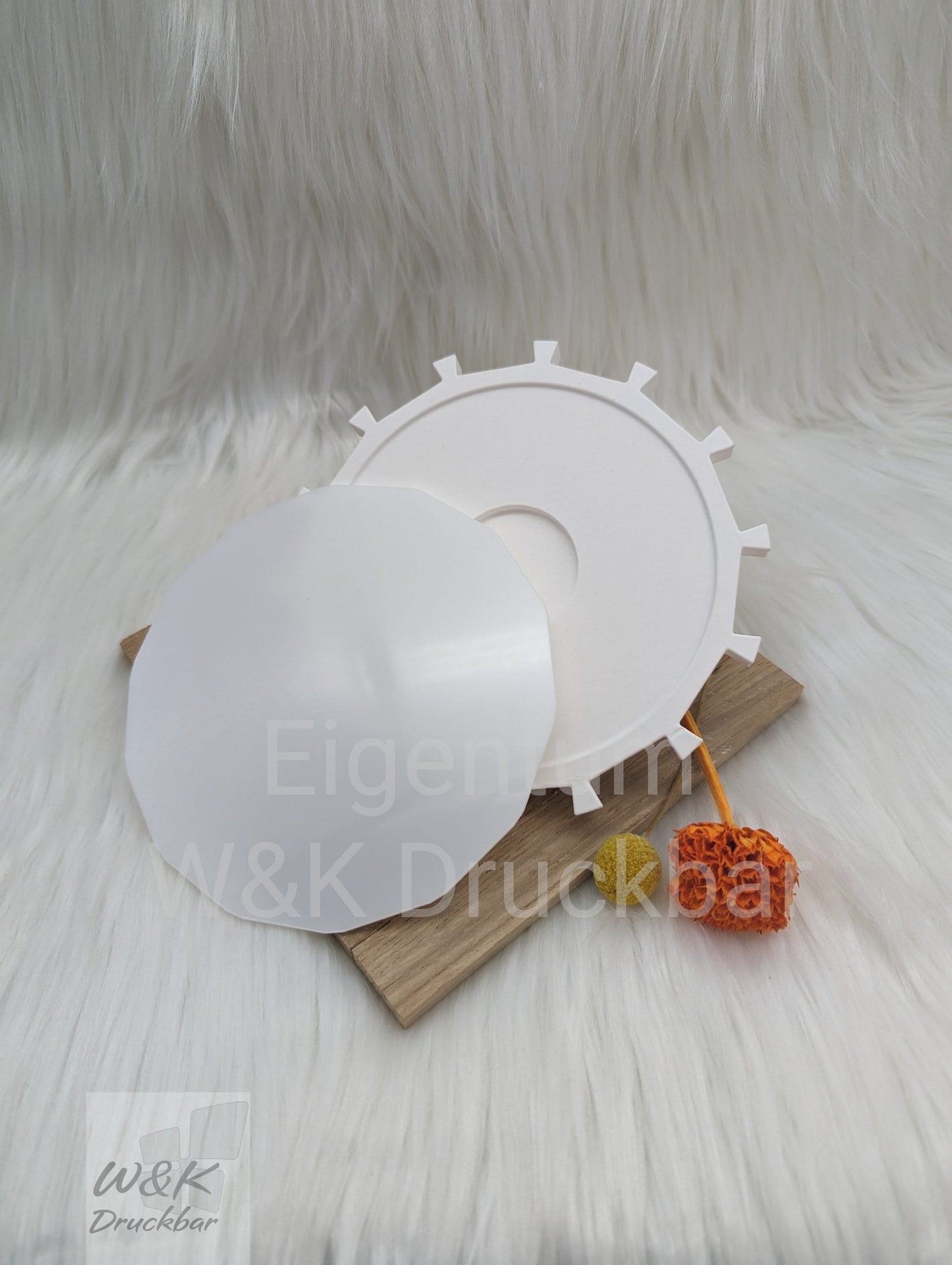 Acrylplatte passend für Unterteil Klötzchenlampe / Stärke 3mm / Hintergrundbeleuchtung