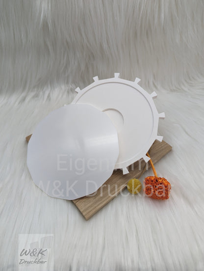 Acrylplatte passend für Unterteil Klötzchenlampe / Stärke 3mm / Hintergrundbeleuchtung