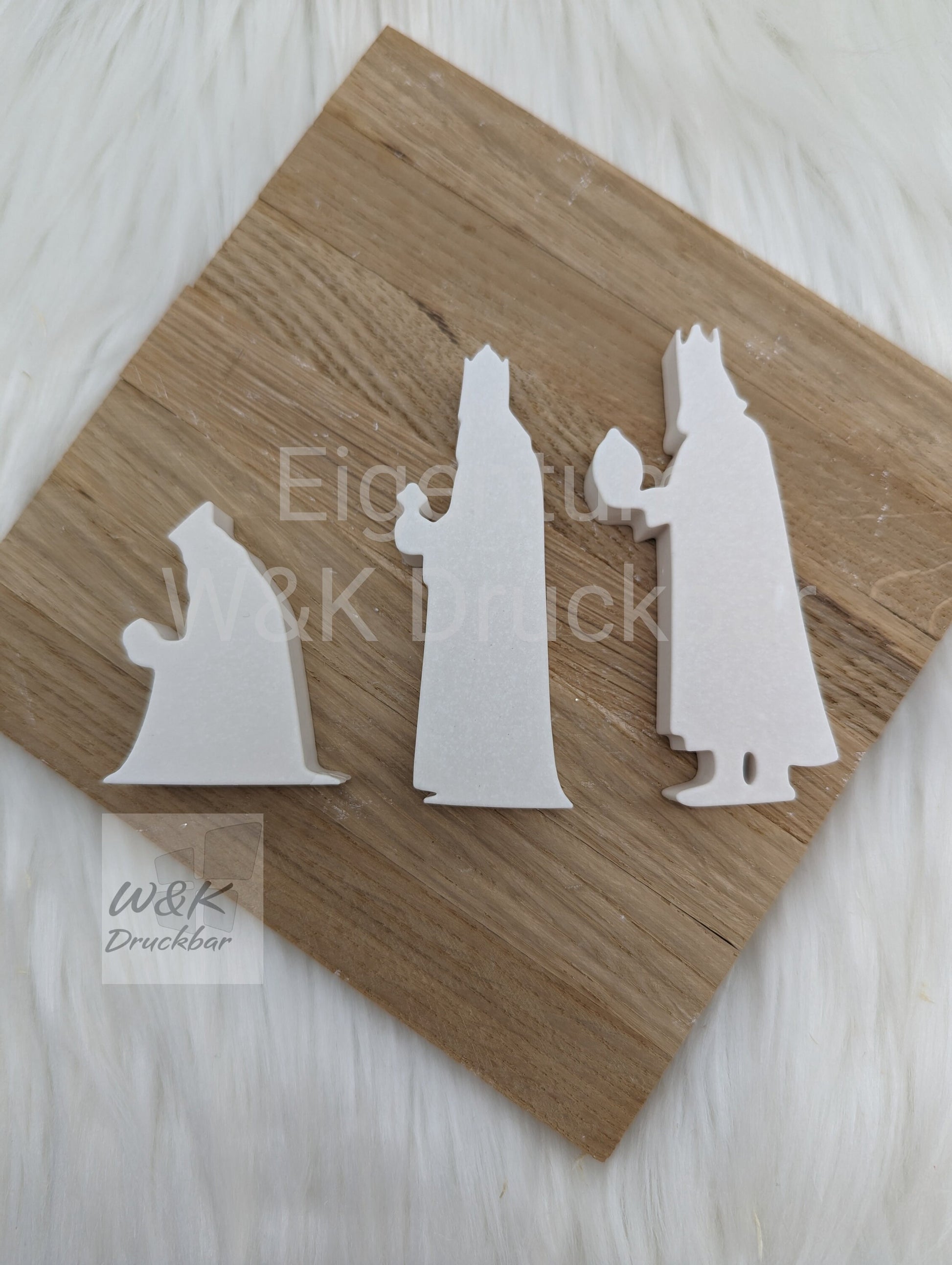 Silikonform Weihnachtskrippe 8 tlg. V1 / Teelichthalter / Krippenspiel / Krippe / Weihnachtsdeko / Raysin / Silikonform
