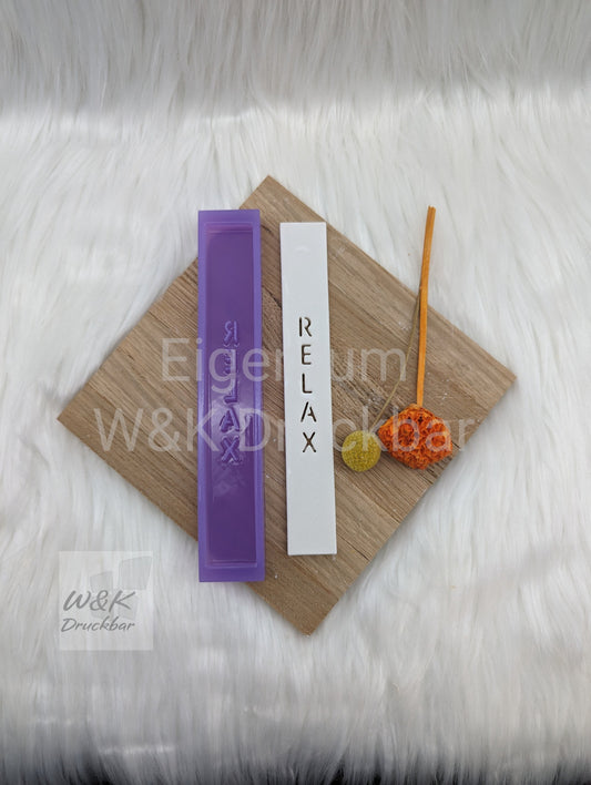 Klötzchen Gießform / Relax Hochkant / Silikonform für Klötzchen / 160x22x8 mm / Silikon Klötzchen Gießform /Gießform Klötzchen