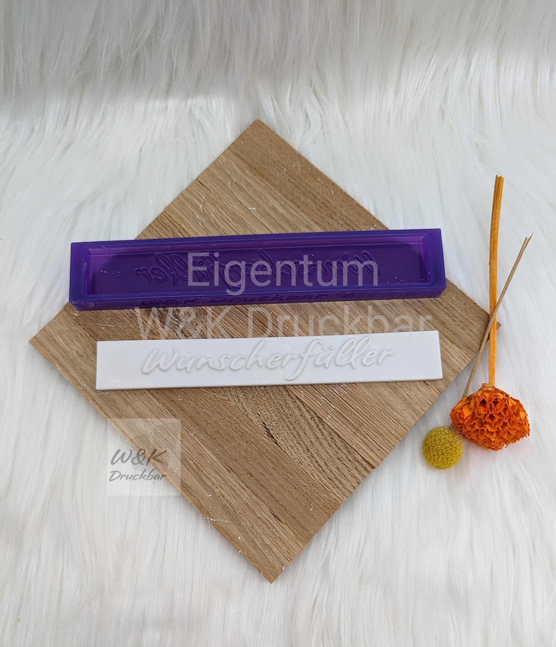 Klötzchen Gießform / Wunscherfüller / Silikonform für Klötzchen /160x22x8 mm / Silikon Klötzchen Gießform /Gießform Klötzchen