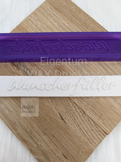Klötzchen Gießform / Wunscherfüller / Silikonform für Klötzchen /160x22x8 mm / Silikon Klötzchen Gießform /Gießform Klötzchen