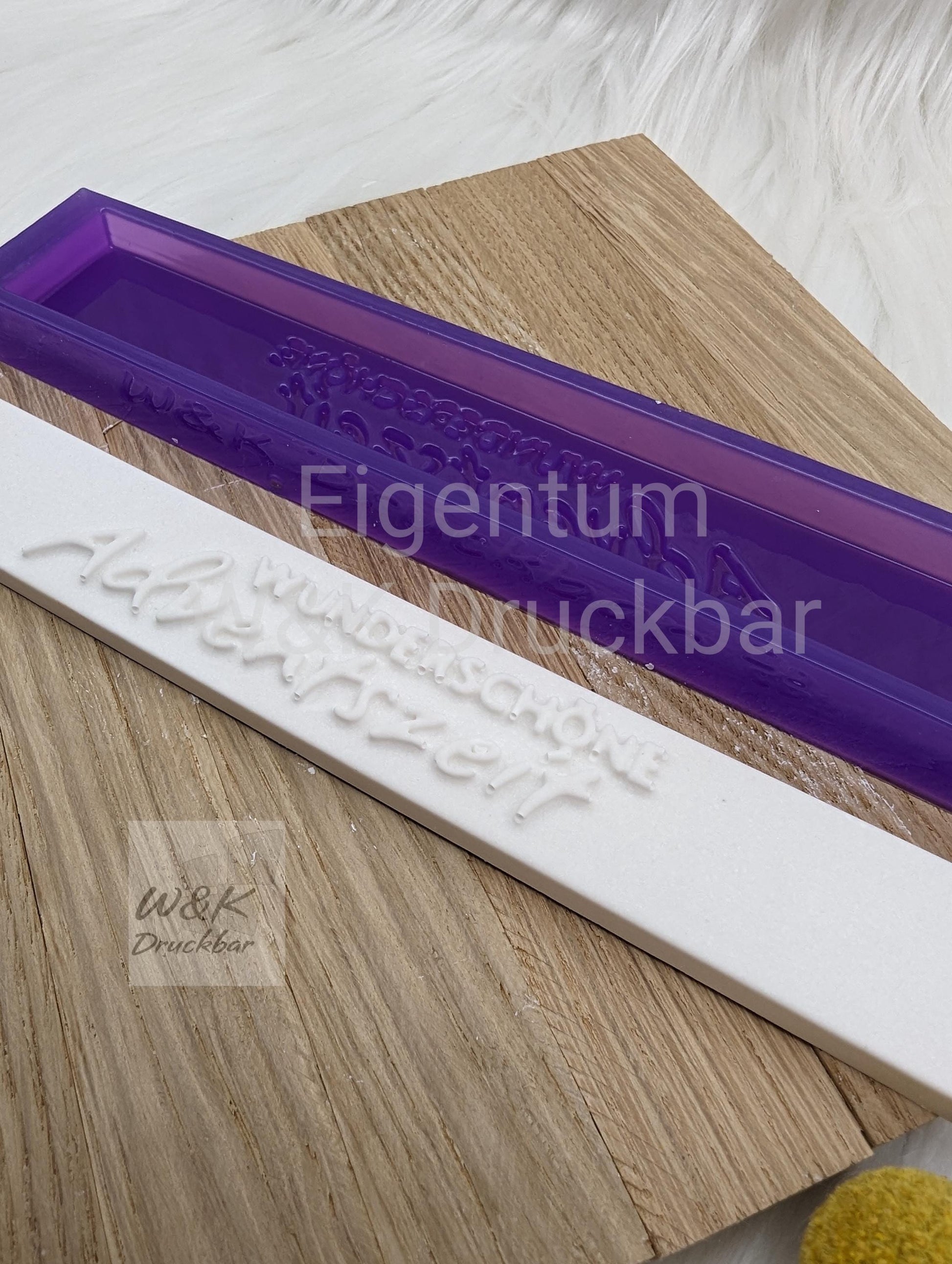 Klötzchen Gießform / WUNDERSCHÖNE Adventszeit / Silikonform für Klötzchen /160x22x8 mm / Silikon Klötzchen Gießform /Gießform Klötzchen