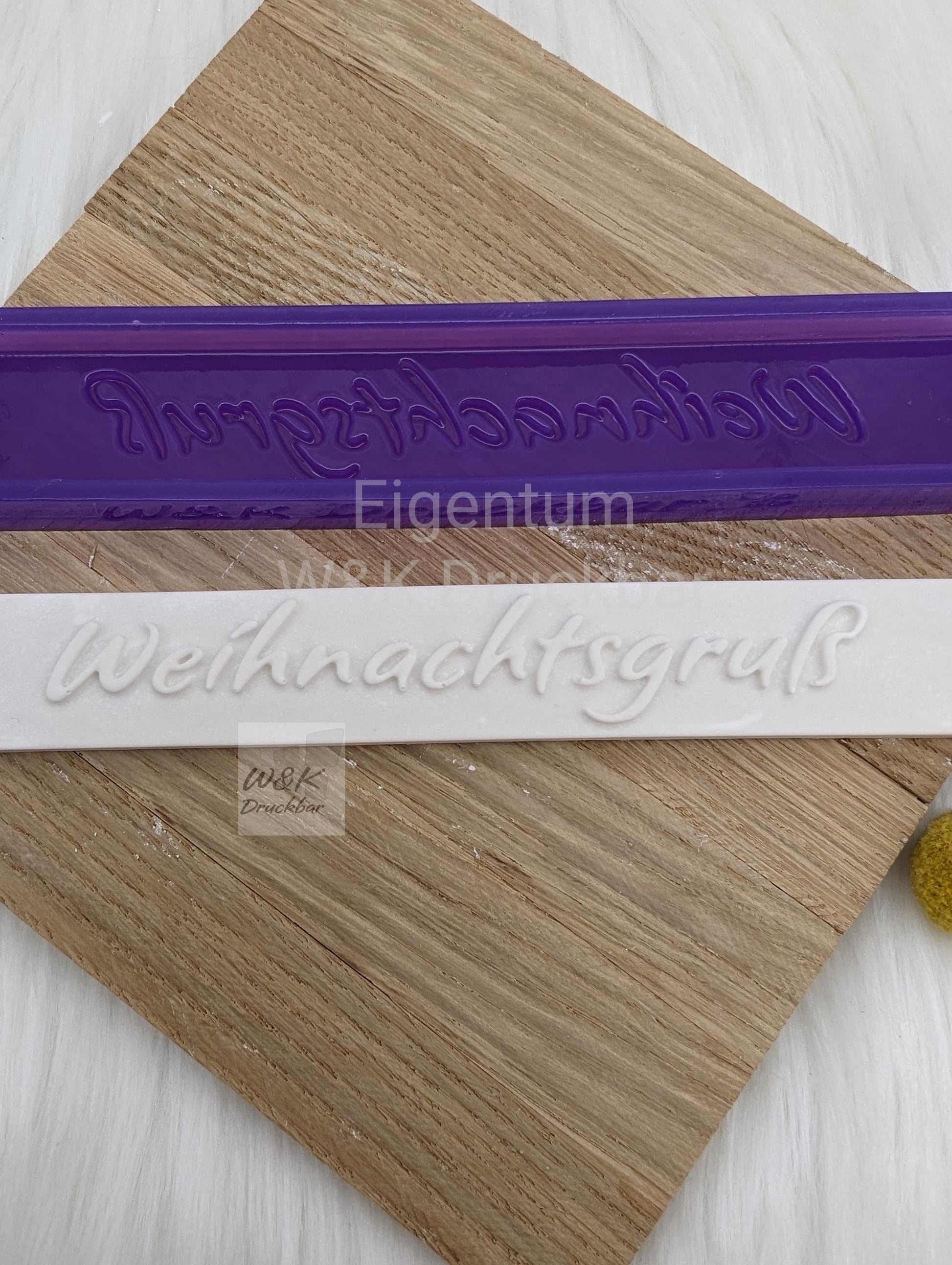 Klötzchen Gießform / Weihnachtsgruß / Silikonform für Klötzchen /160x22x8 mm / Silikon Klötzchen Gießform /Gießform Klötzchen