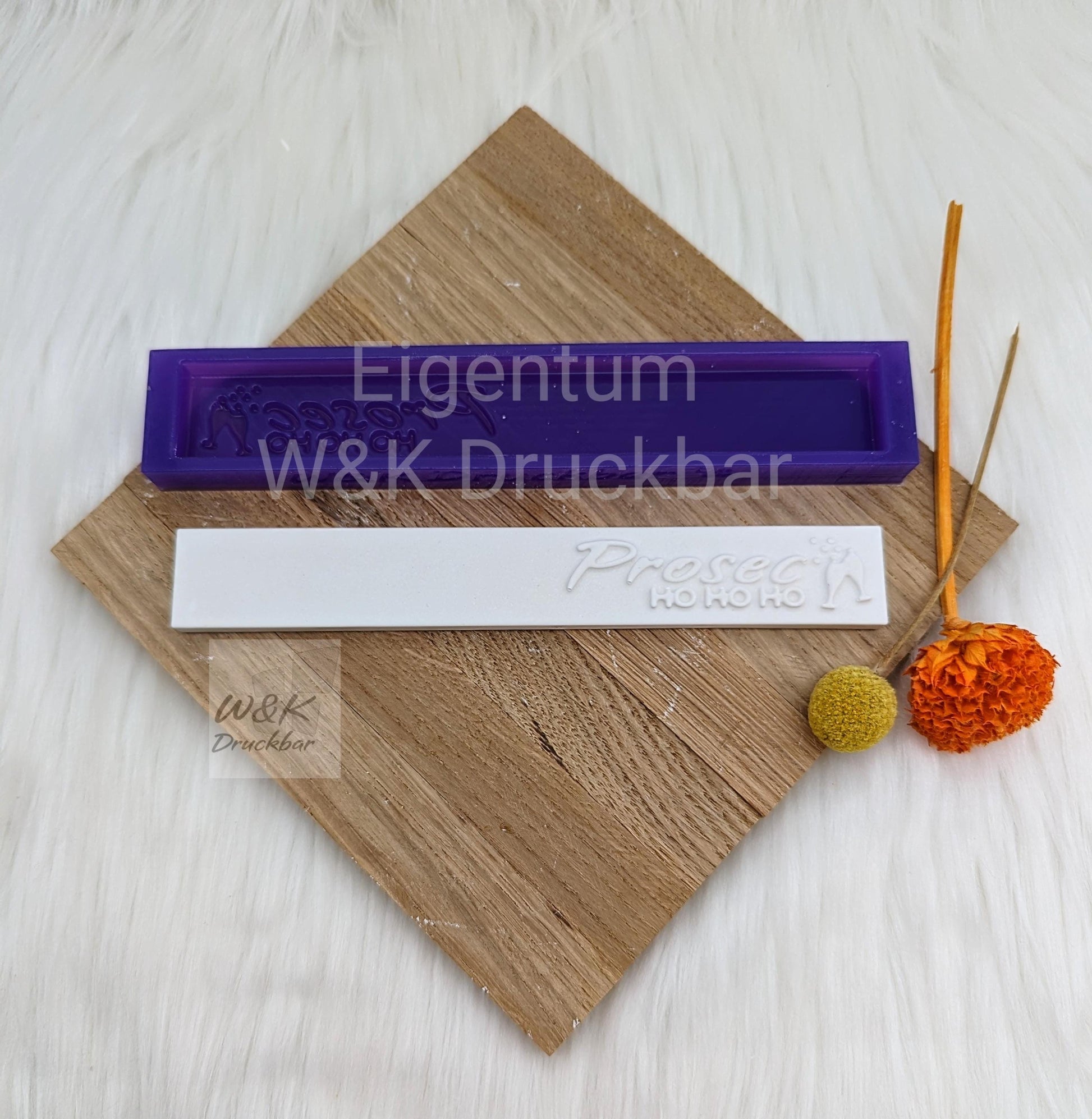 Klötzchen Gießform / ProsecHOHOHO / Silikonform für Klötzchen /160x22x8 mm / Silikon Klötzchen Gießform /Gießform Klötzchen