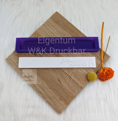 Klötzchen Gießform / ProsecHOHOHO / Silikonform für Klötzchen /160x22x8 mm / Silikon Klötzchen Gießform /Gießform Klötzchen