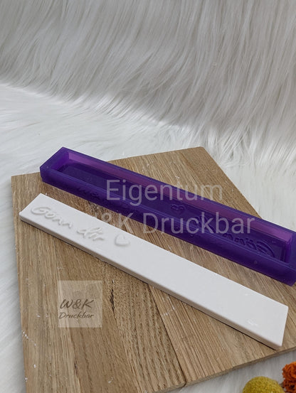 Klötzchen Gießform / Gönn dir / Silikonform für Klötzchen /160x22x8 mm / Silikon Klötzchen Gießform /Gießform Klötzchen
