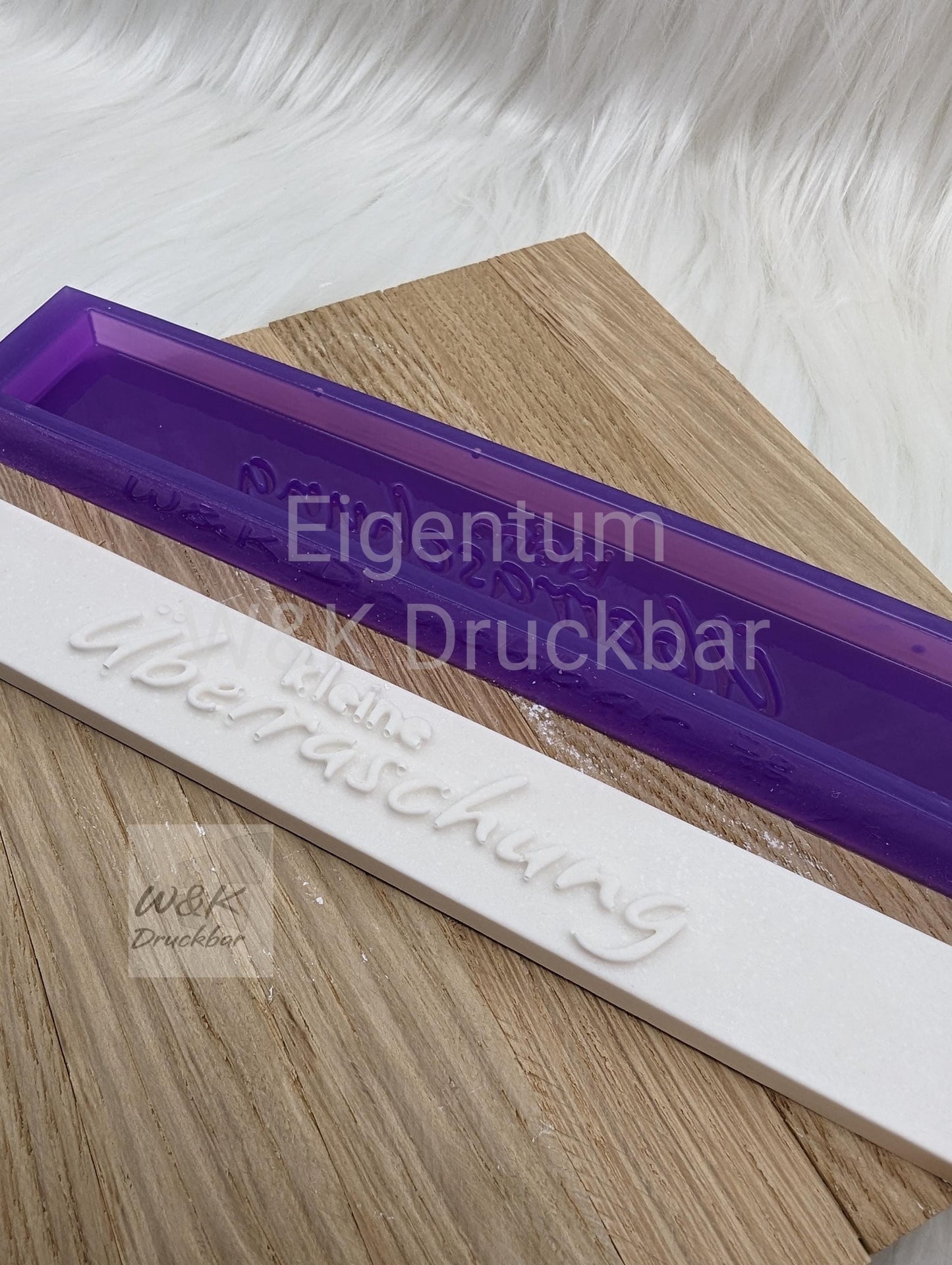 Klötzchen Gießform / kleine Überraschung / Silikonform für Klötzchen /160x22x8 mm / Silikon Klötzchen Gießform /Gießform Klötzchen