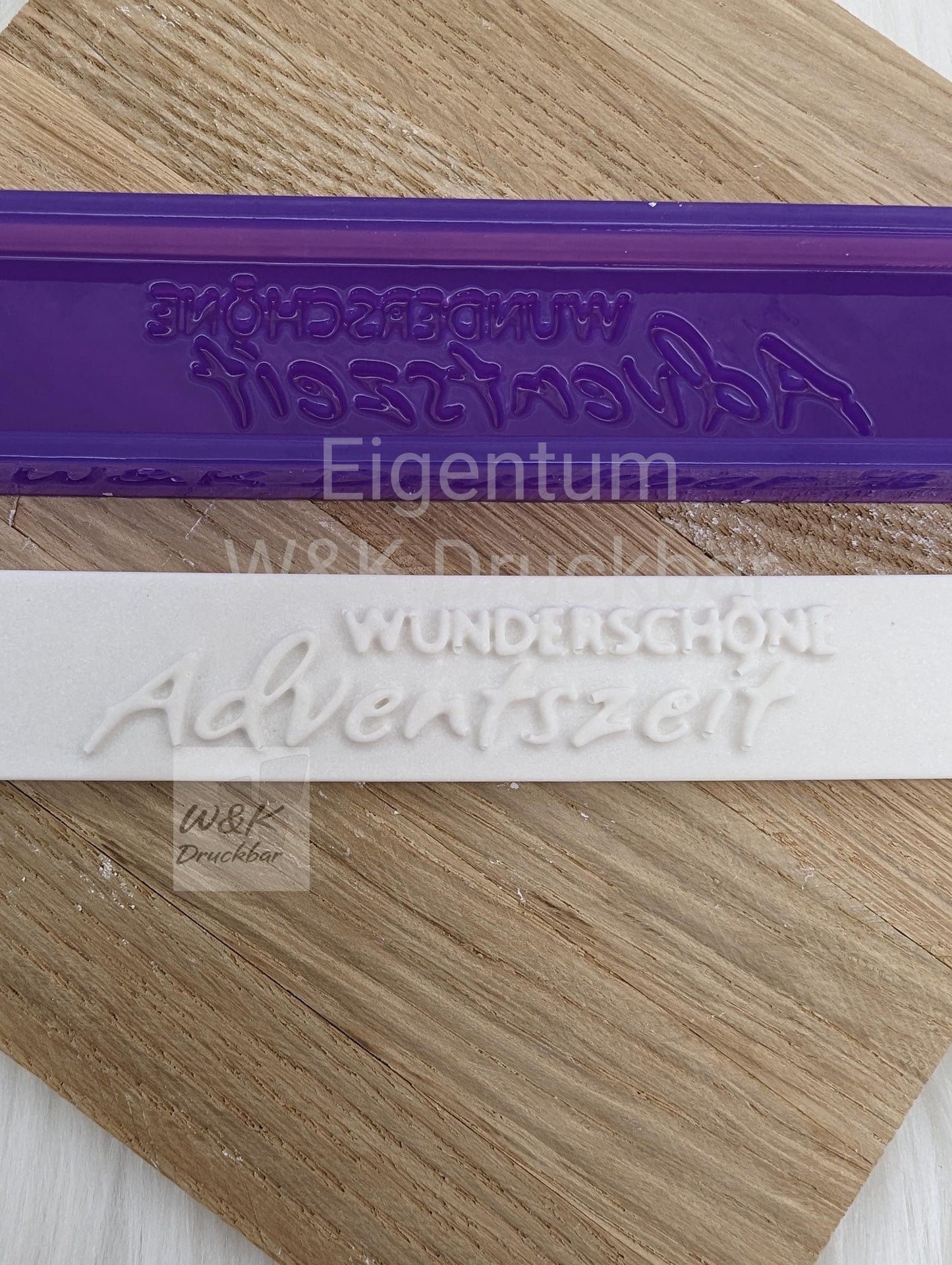 Klötzchen Gießform / WUNDERSCHÖNE Adventszeit / Silikonform für Klötzchen /160x22x8 mm / Silikon Klötzchen Gießform /Gießform Klötzchen