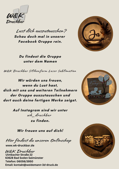Silikonform Nikolaus als Schokokugel-Display / Serviettenring / Serviettenhalter / Weihnachten / Raysin