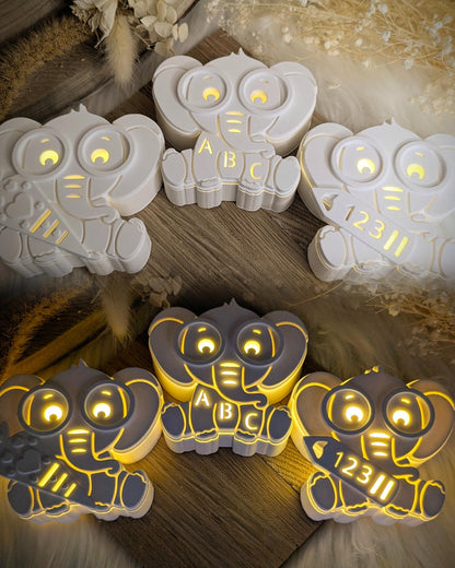 Silikonform für Leuchtfigur Elefant / Raysin / Silikonform