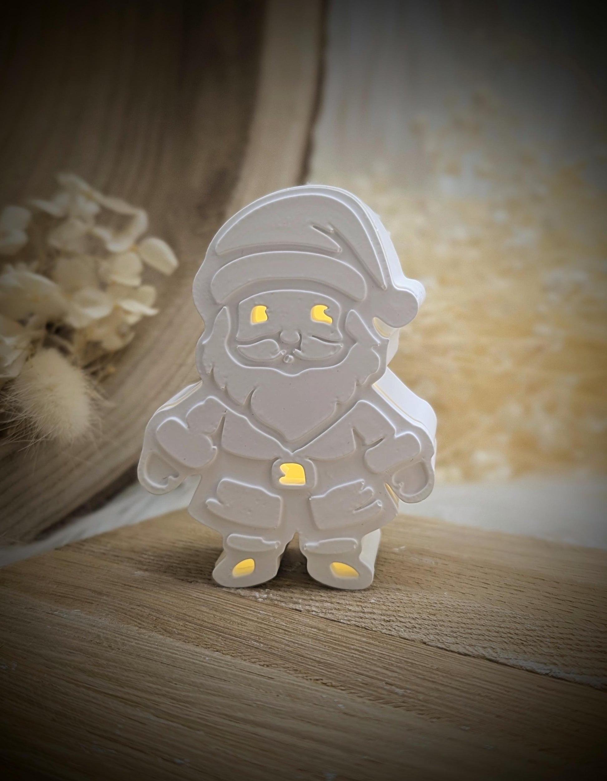 Silikonform für Leuchtfigur Weihnachtsmann V2 / Nikolaus / Santa Claus / Raysin / Silikonform