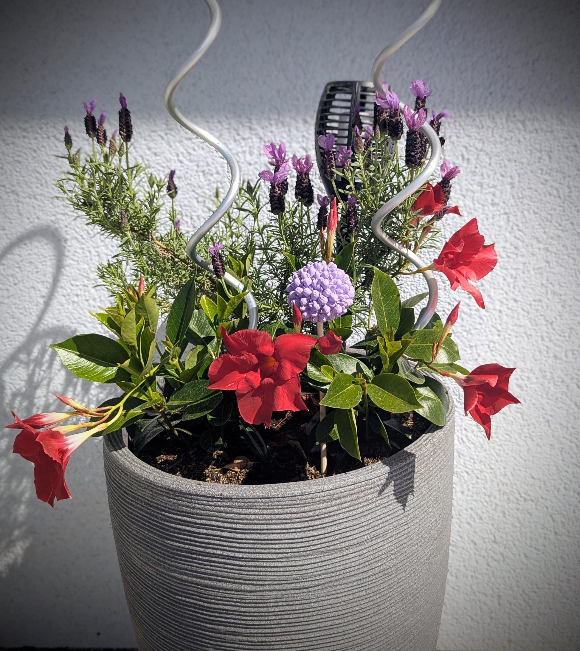 Silikonform Dekokugel V1 / Gartenstecker / Gartendeko / Blumen / Raysin / Silikonform