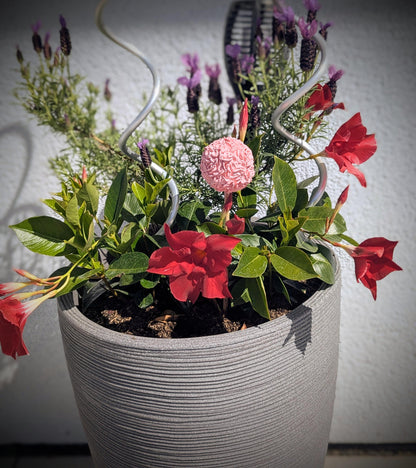 Silikonform Dekokugel V2 / Gartenstecker / Gartendeko / Blumen / Raysin / Silikonform