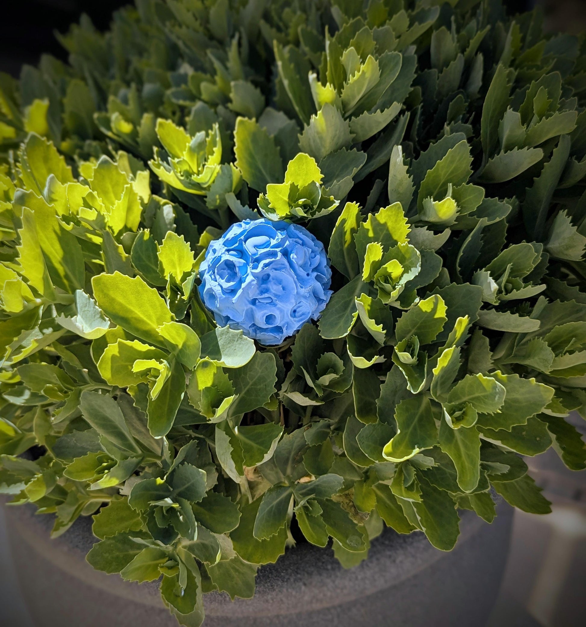 Silikonform Dekokugel V3 / Gartenstecker / Gartendeko / Blumen / Raysin / Silikonform