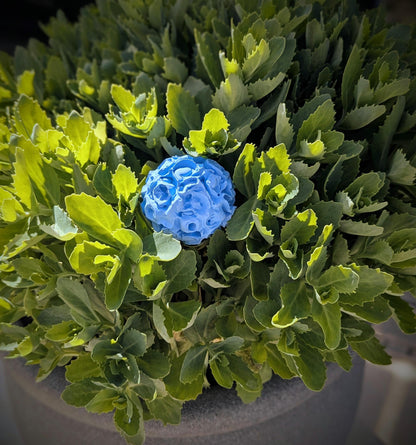 Silikonform Dekokugel V3 / Gartenstecker / Gartendeko / Blumen / Raysin / Silikonform