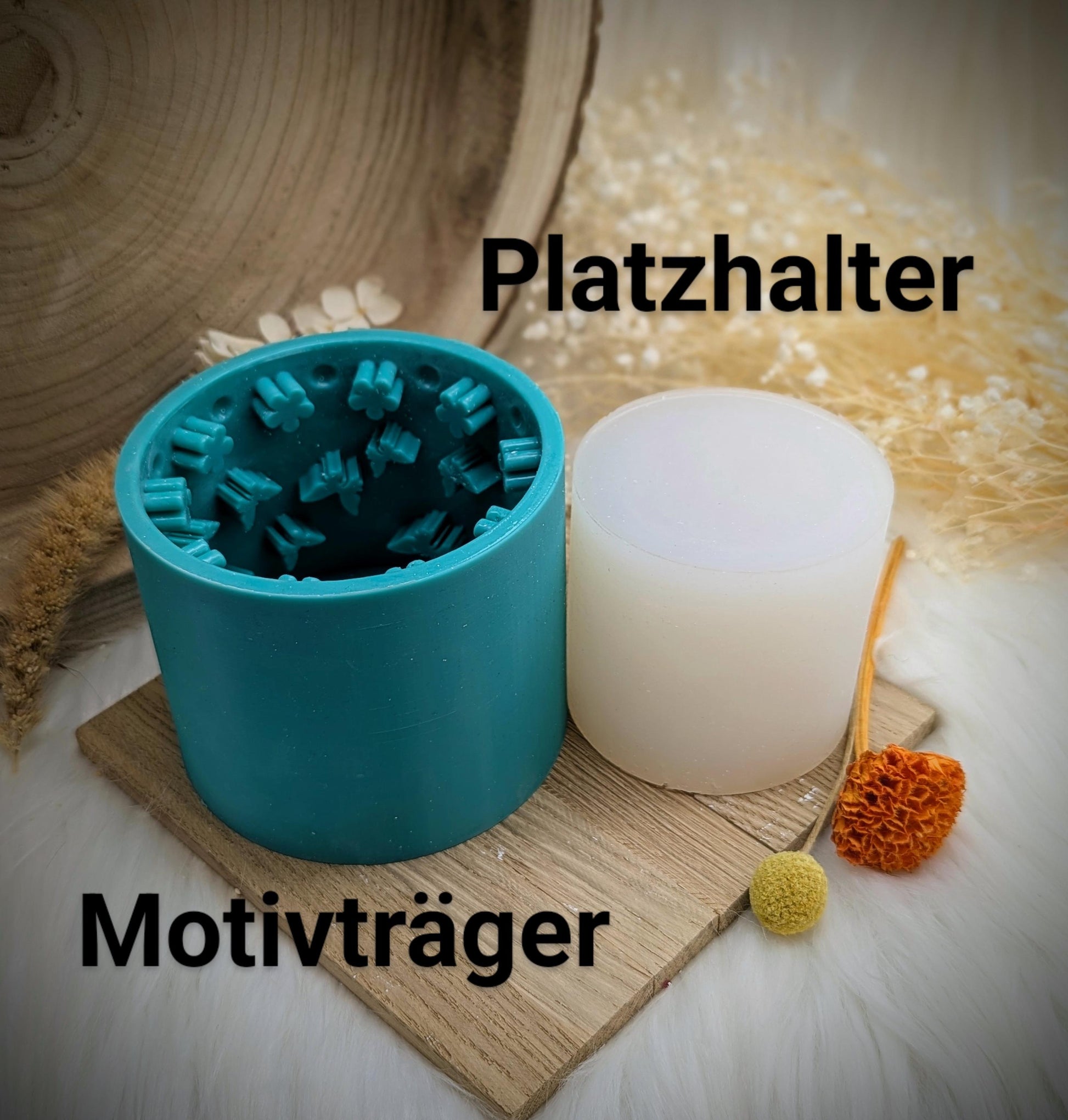 Silikonform für Lichtkranz V3/ Blümchen / Blumen / V3 / Lichthaus / mit Boden / Raysin / Silikonform