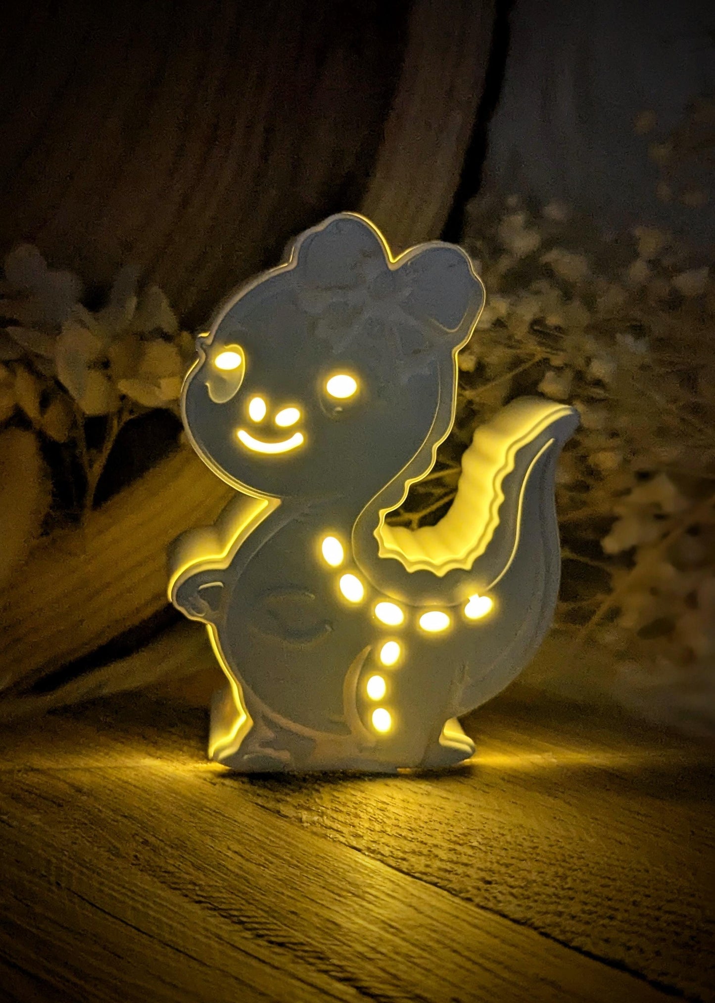 Silikonform für Leuchtfigur Dino Dame / Dino / Dinosaurier / Raysin / Silikonform