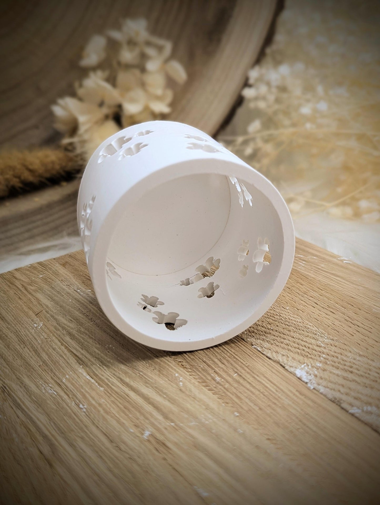 Silikonform für MINI Lichtkranz V3/ Blümchen / Schmetterling / Blumen / V3 MINI / Lichthaus / mit Boden / Raysin / Silikonform