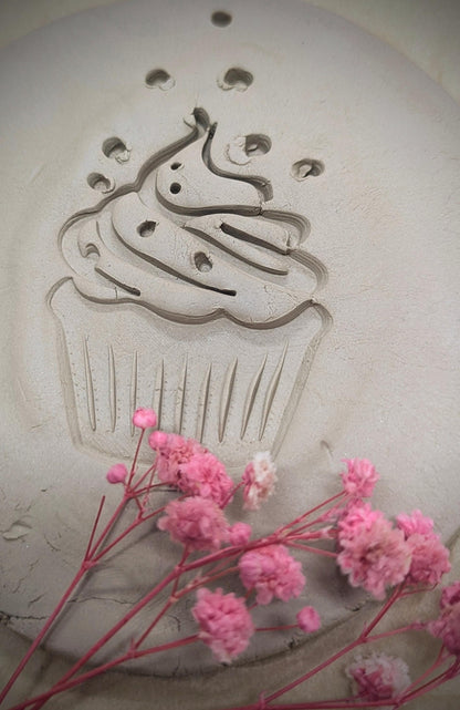 Keramikstempel / Cupcake Bubble / Tonstempel / Töpferstempel