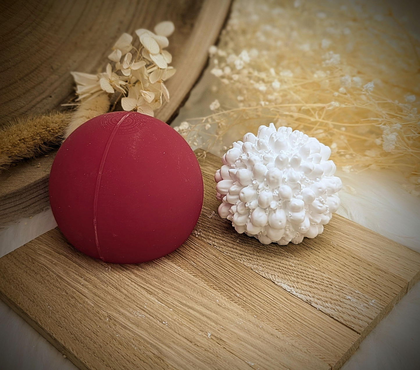 Silikonform Dekokugel V1 / Gartenstecker / Gartendeko / Blumen / Raysin / Silikonform