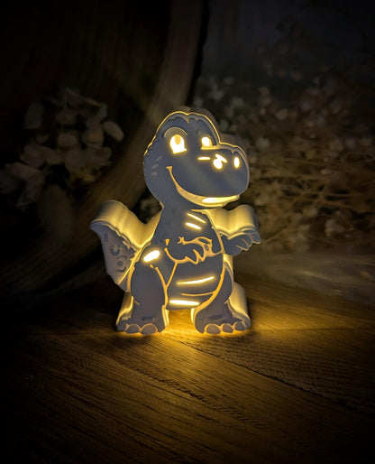 Silikonform für Leuchtfigur Dino / Dinosaurier / Raysin / Silikonform