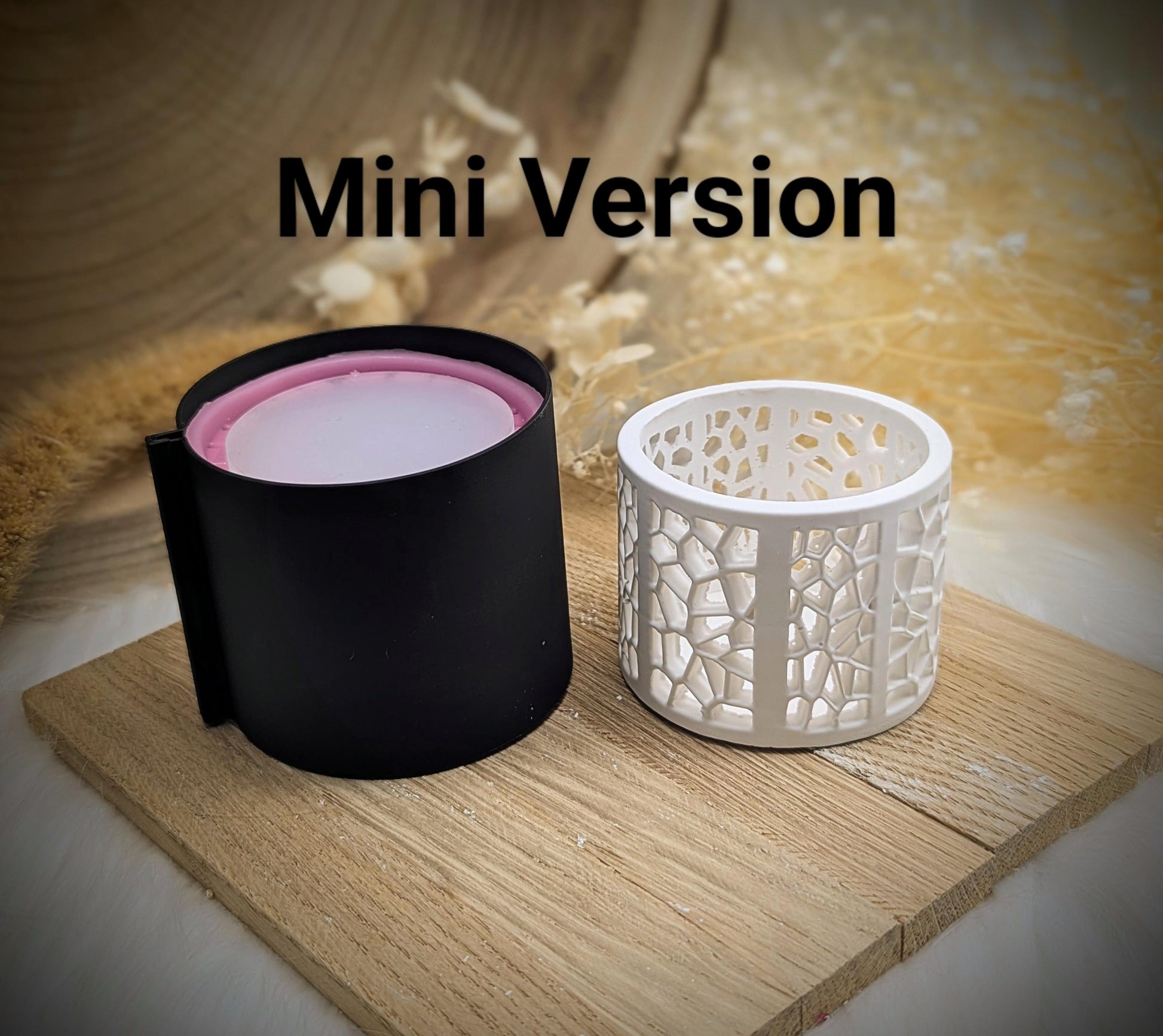 Silikonform für MINI Lichtkranz V3 Modern2 / Lichterkranz / Modern / V3 MINI / Lichtkranz / mit Boden / Raysin / Silikonform