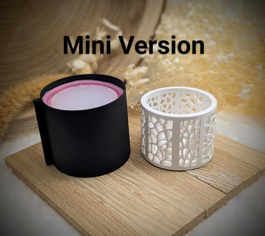 Silikonform für MINI Lichtkranz V3 Modern2 / Lichterkranz / Modern / V3 MINI / Lichtkranz / mit Boden / Raysin / Silikonform