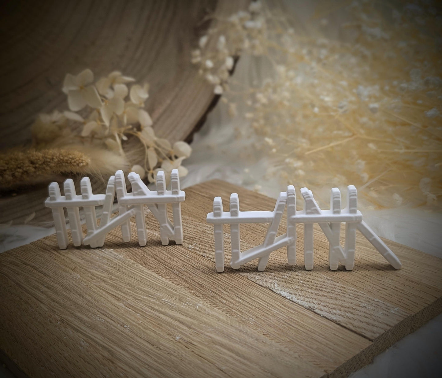 Gießform Hexenzaun / Gartenzaun / Zaun / Element / Miniatur / Gehege / Raysin