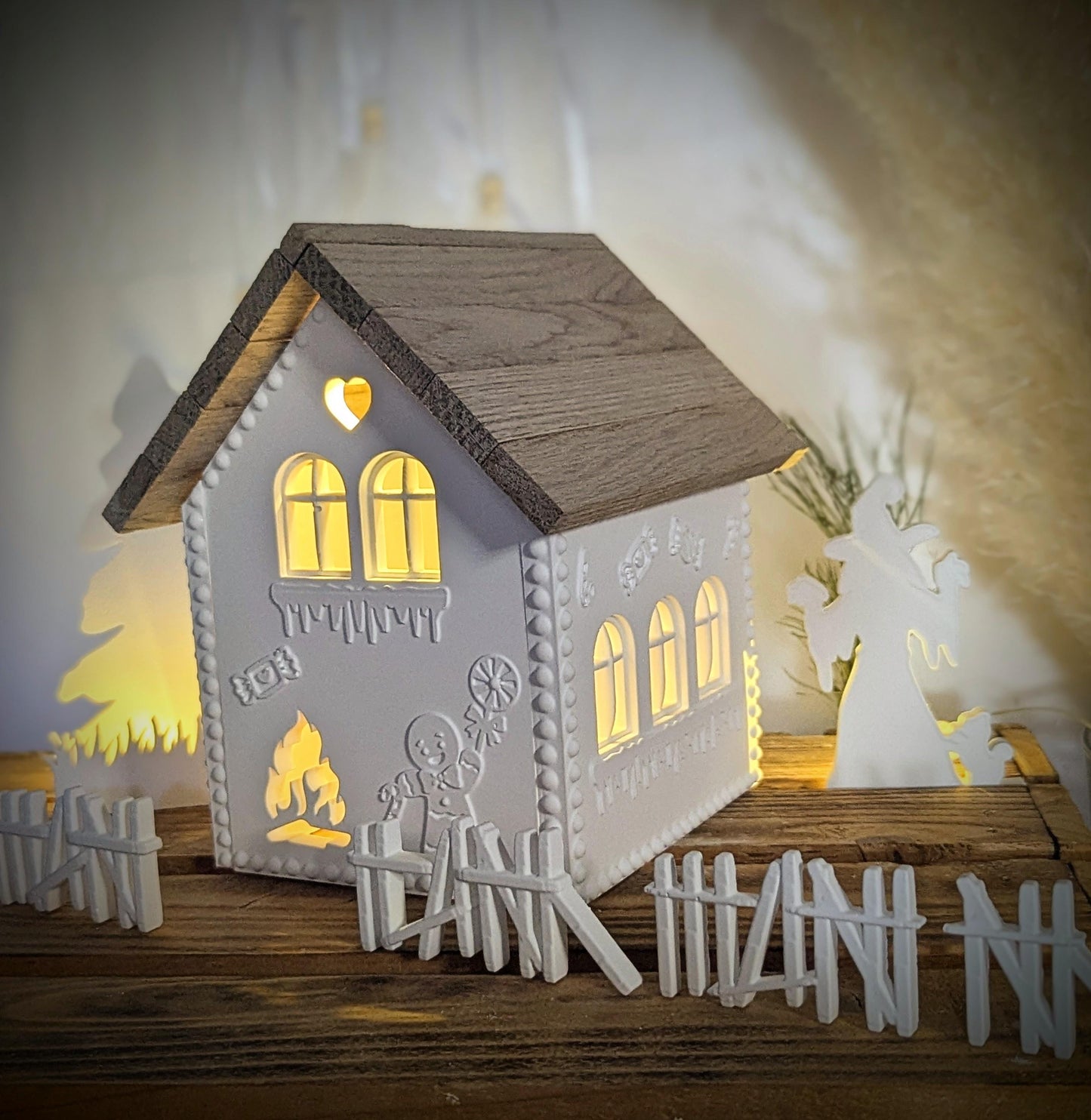 Gießform Hexenzaun / Gartenzaun / Zaun / Element / Miniatur / Gehege / Raysin
