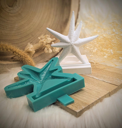 Silikonform Seestern für Einschieber / Unterwasser / Teelichthalter / Einschieber / Raysin / Silikonform