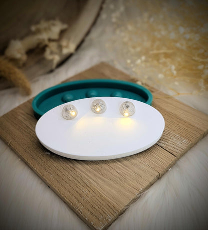 Silikonform Lichtbogen / Hasenfamilie / Ostern / Blume / Frühling / Silikonform / Raysin