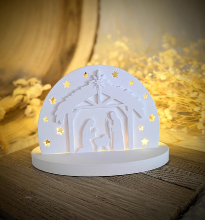 Silikonform Lichtbogen / Krippenhaus / Weihnachten / Silikonform / Raysin