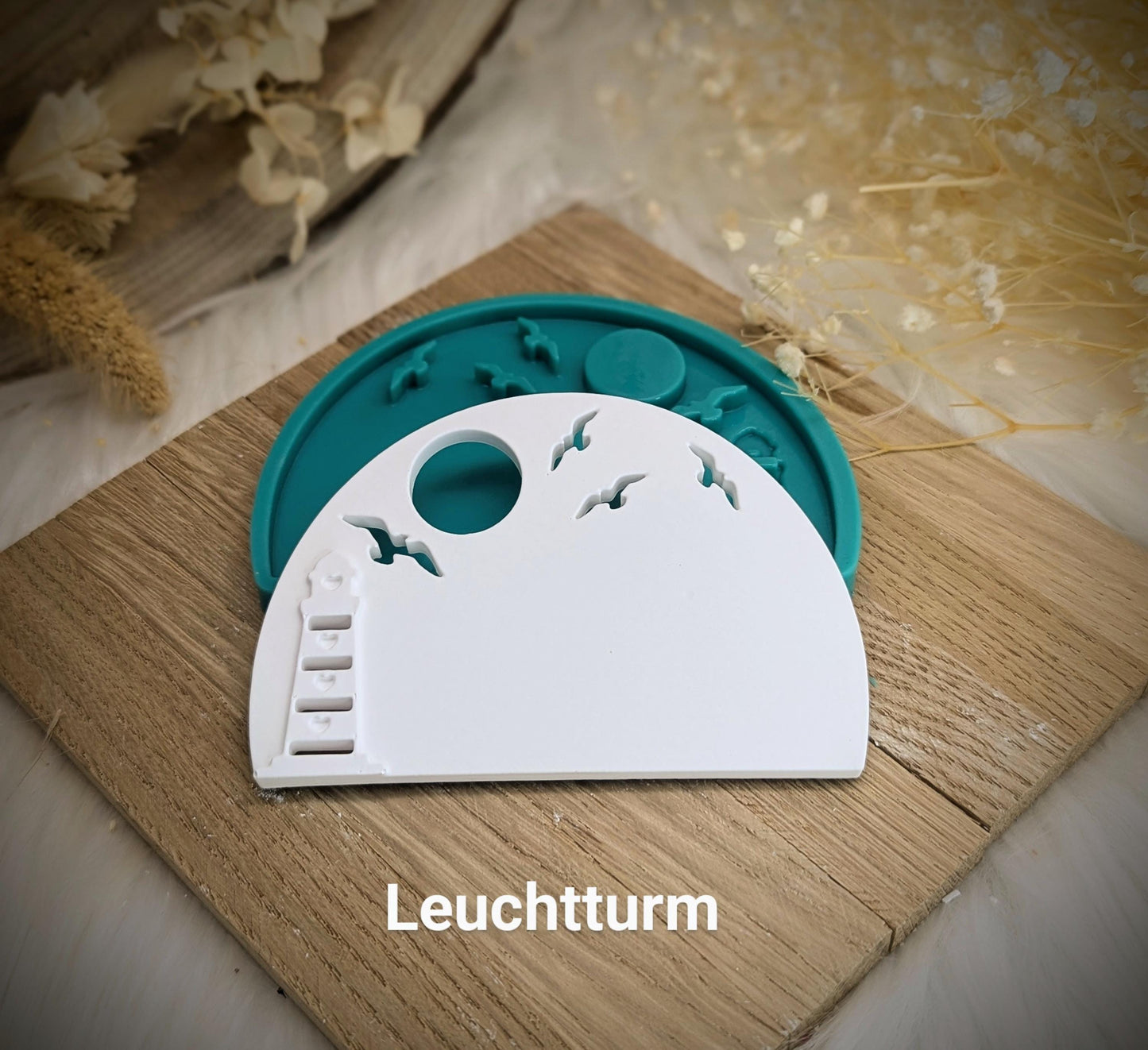 Silikonform Lichtbogen / Leuchtturm / Möwen / RubOns / Silikonform / Raysin