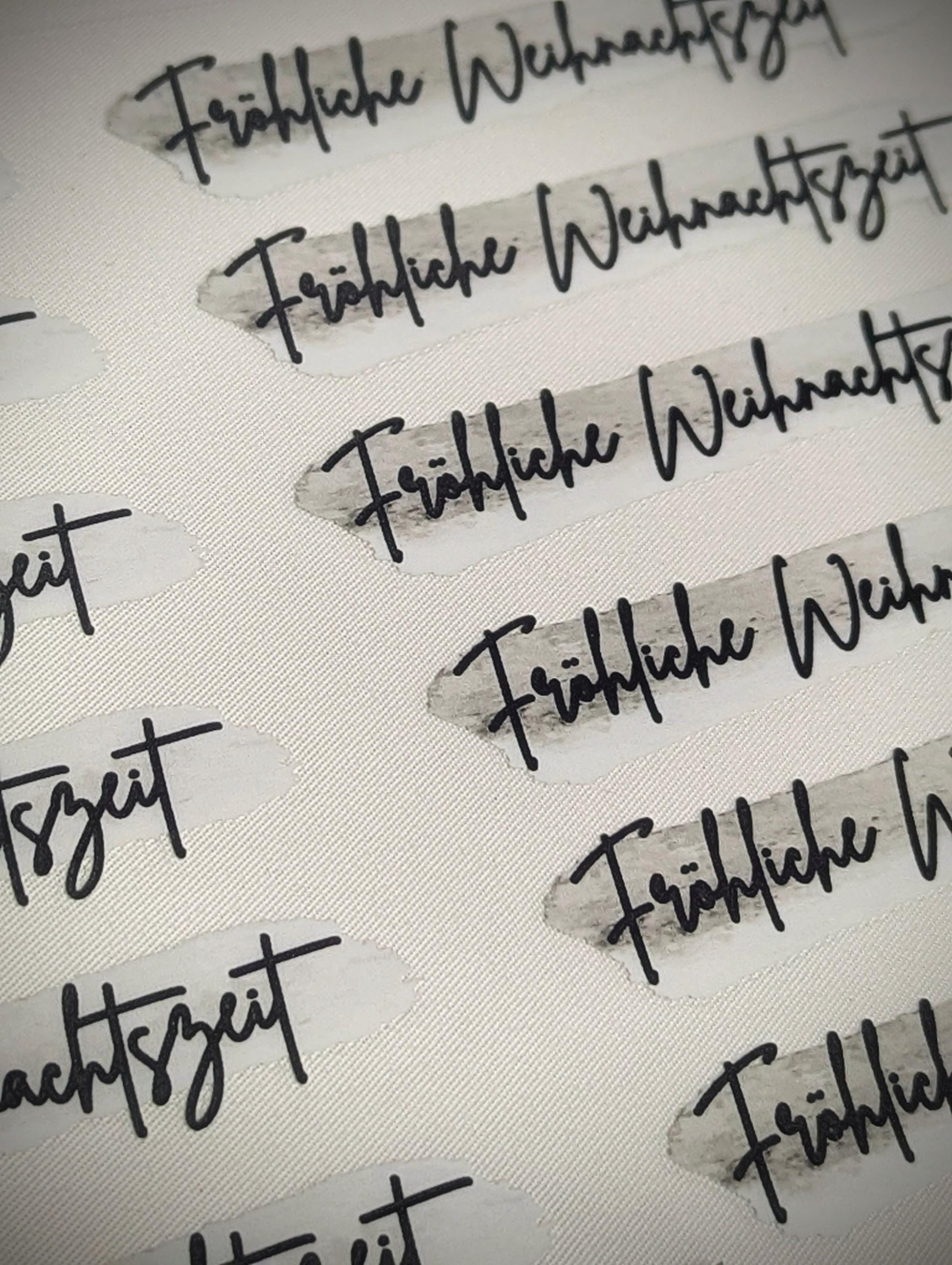 RubOn Sticker / Fröhliche Weihnachtszeit (Hintergrund)/ A5 Bogen / Randlos /Abreibebilder / DIY Sticker für z.B. Glas Holz