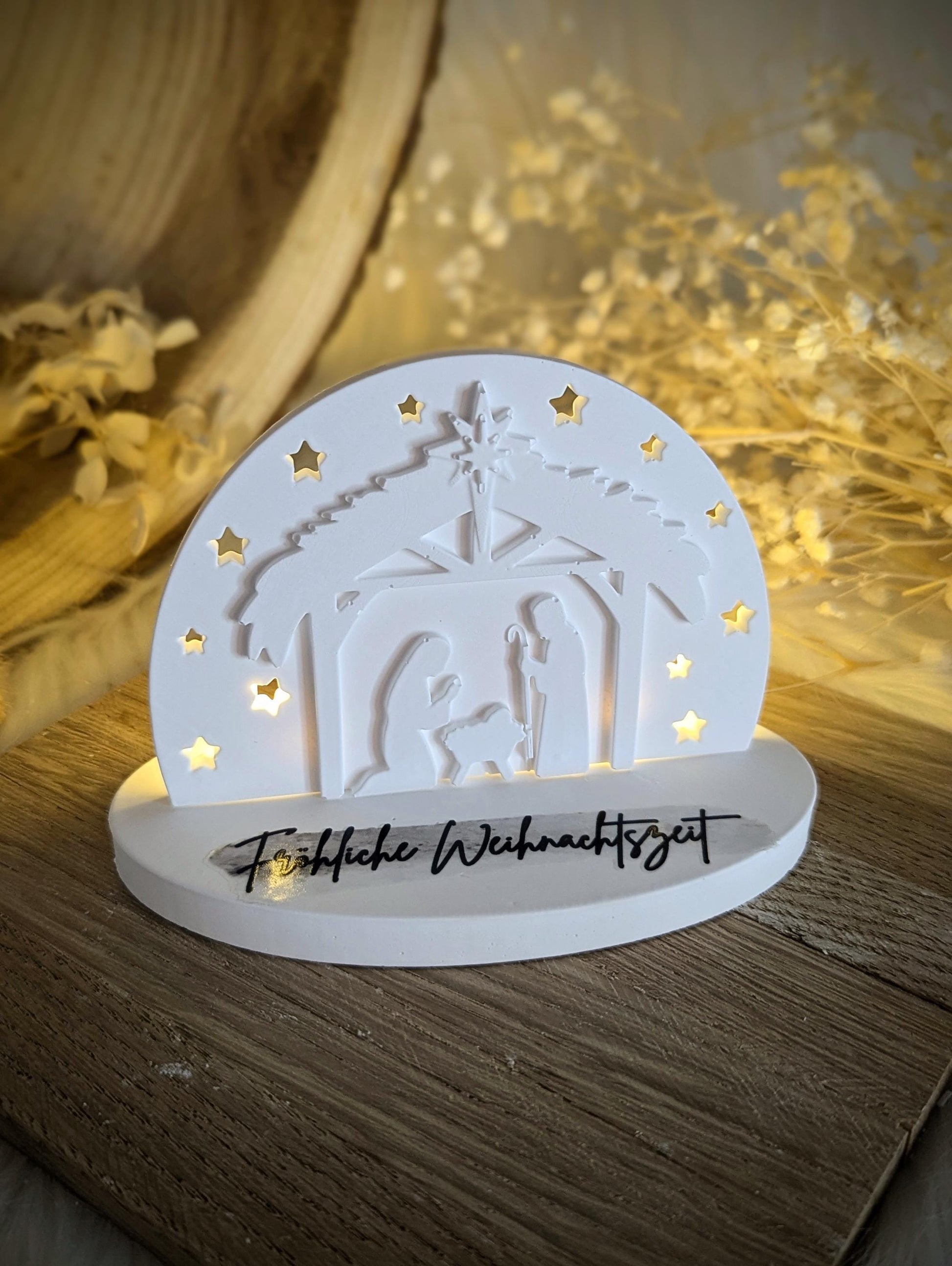 Silikonform Lichtbogen / Krippenhaus / Weihnachten / Silikonform / Raysin