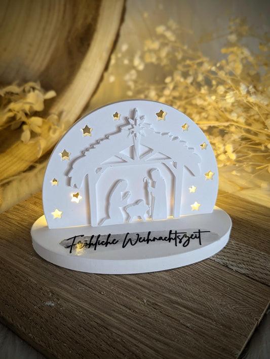 Silikonform Lichtbogen / Krippenhaus / Weihnachten / Silikonform / Raysin