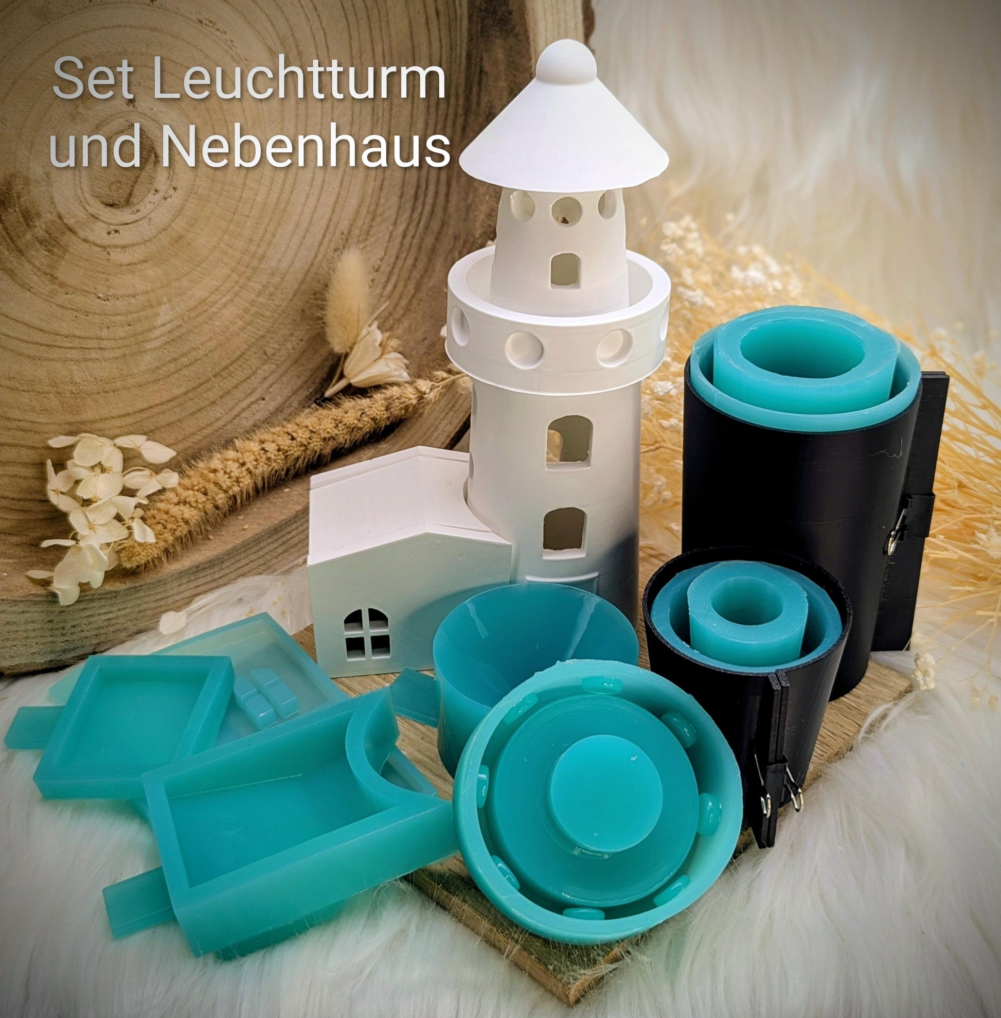 Silikonform für Leuchtturm / Haus am Licht / Maritim / Raysin / Silikonform