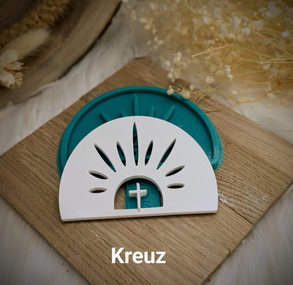 Silikonform Lichtbogen / Kreuz / Kirche / Silikonform / Raysin