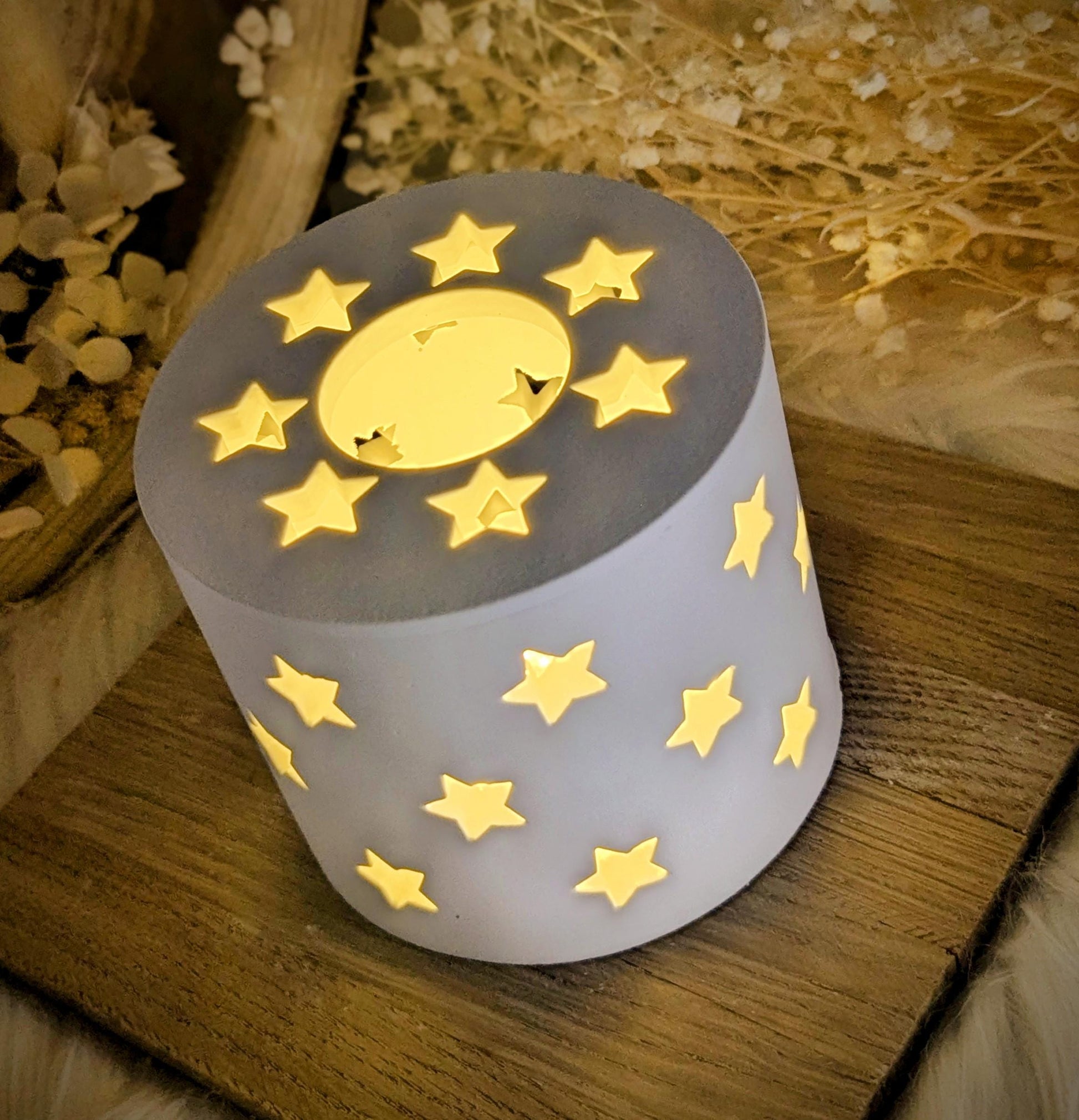 Silikonform Deckel für Lichtkranz V3/ Sterne / Raysin / Silikonform