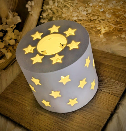 Silikonform Deckel für Lichtkranz V3/ Sterne / Raysin / Silikonform