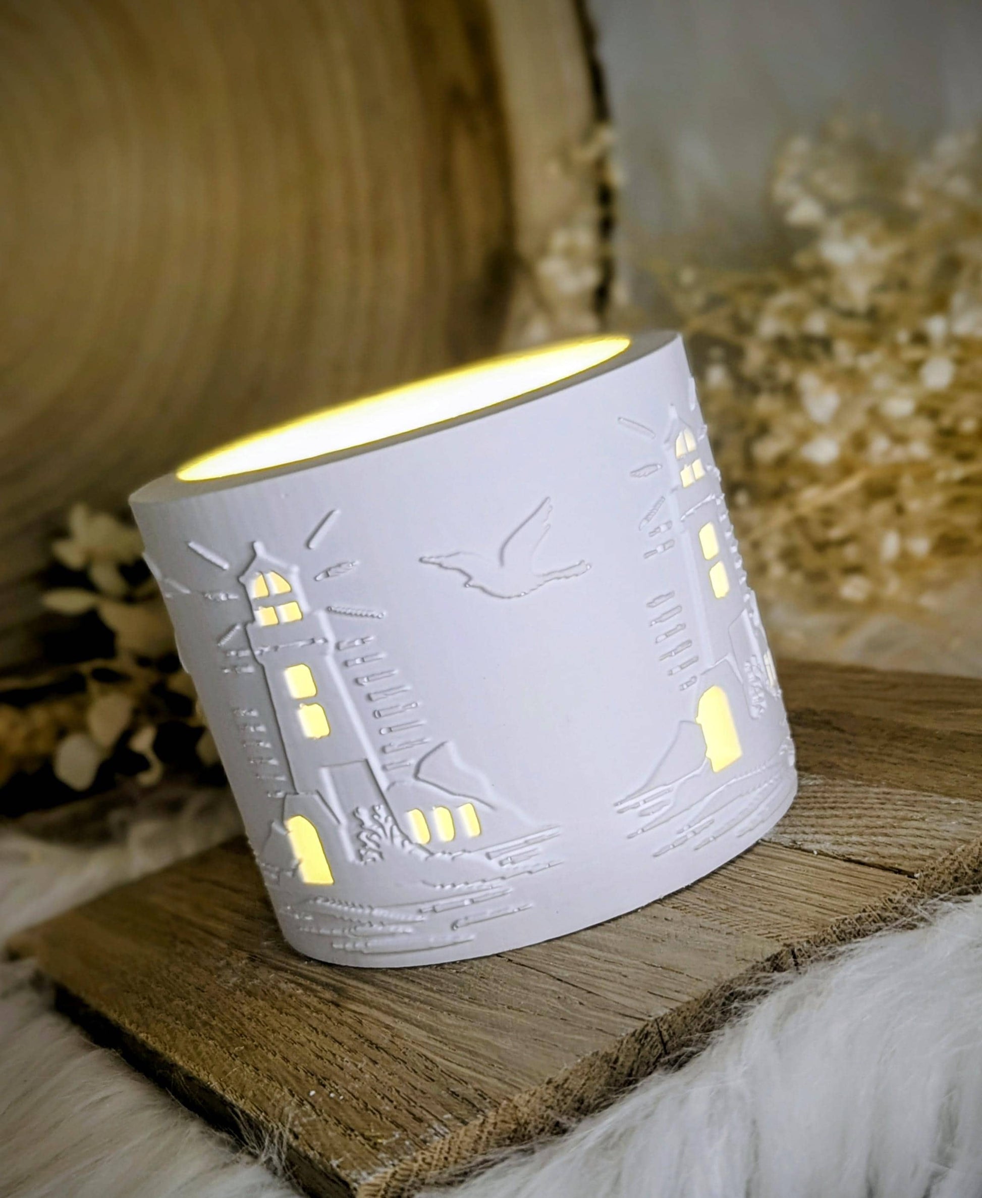 Silikonform für Lichtkranz V3/ Küstenglanz / V3 / Lichthaus / mit Boden / Raysin / Silikonform