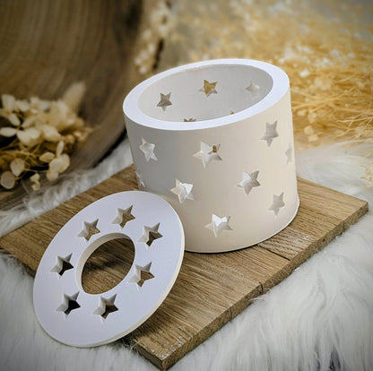 Silikonform Deckel für Lichtkranz V3/ Sterne / Raysin / Silikonform