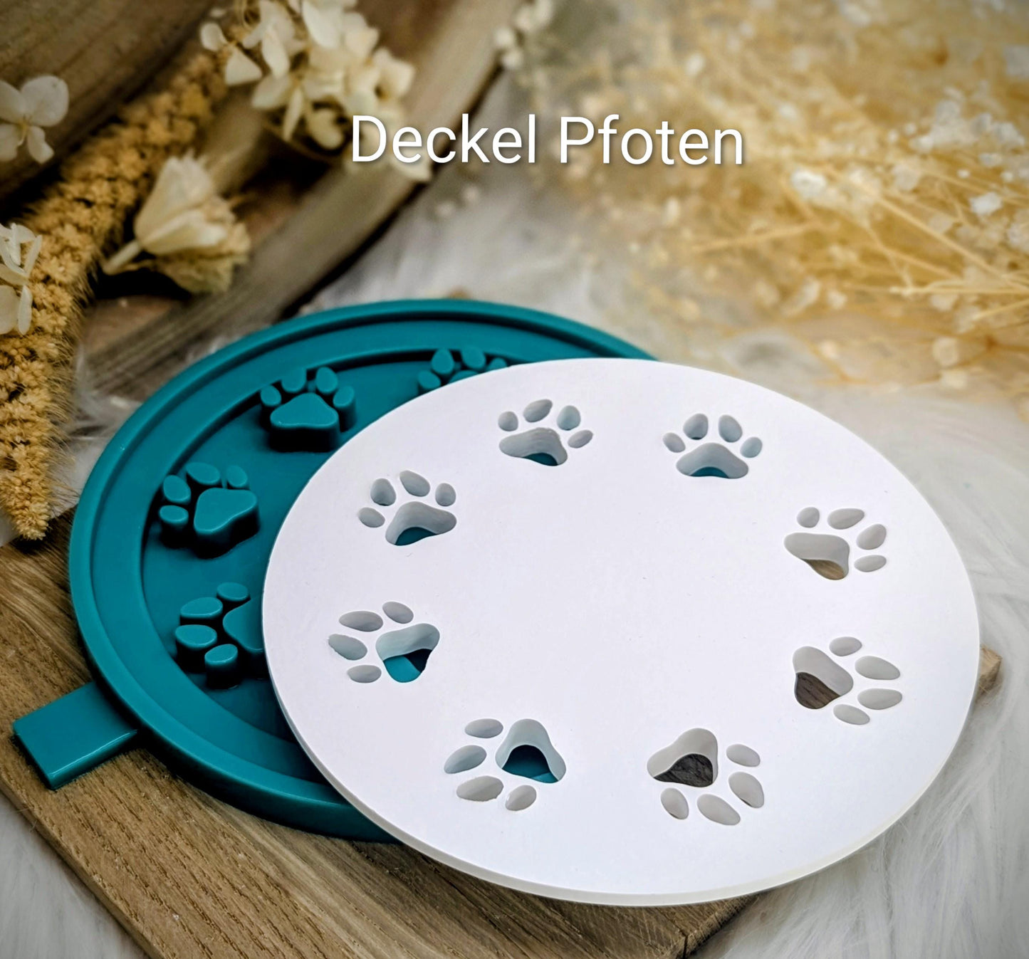 Silikonform Deckel für Schale / Pfoten / Raysin / Silikonform