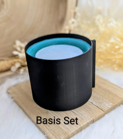 Silikonform für Lichtkranz V3/ Küstenglanz / V3 / Lichthaus / mit Boden / Raysin / Silikonform