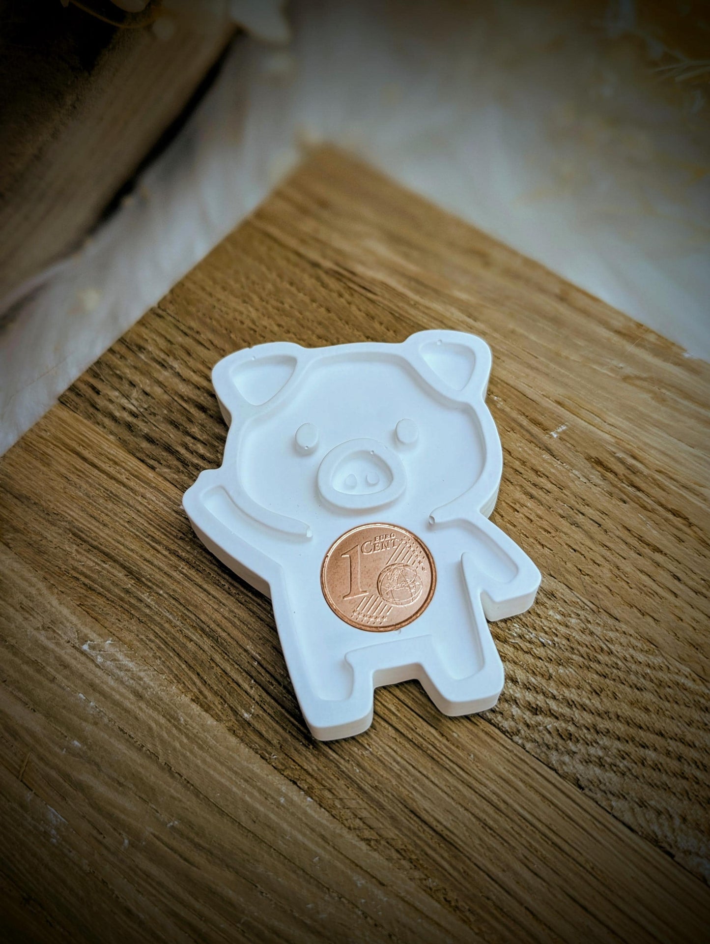 Silikonform Glücksbringer / Glückshäusle / Glücksschwein / Glücksklee / kleines Glückstrio / Geldgeschenk / Verpackungsidee / Raysin