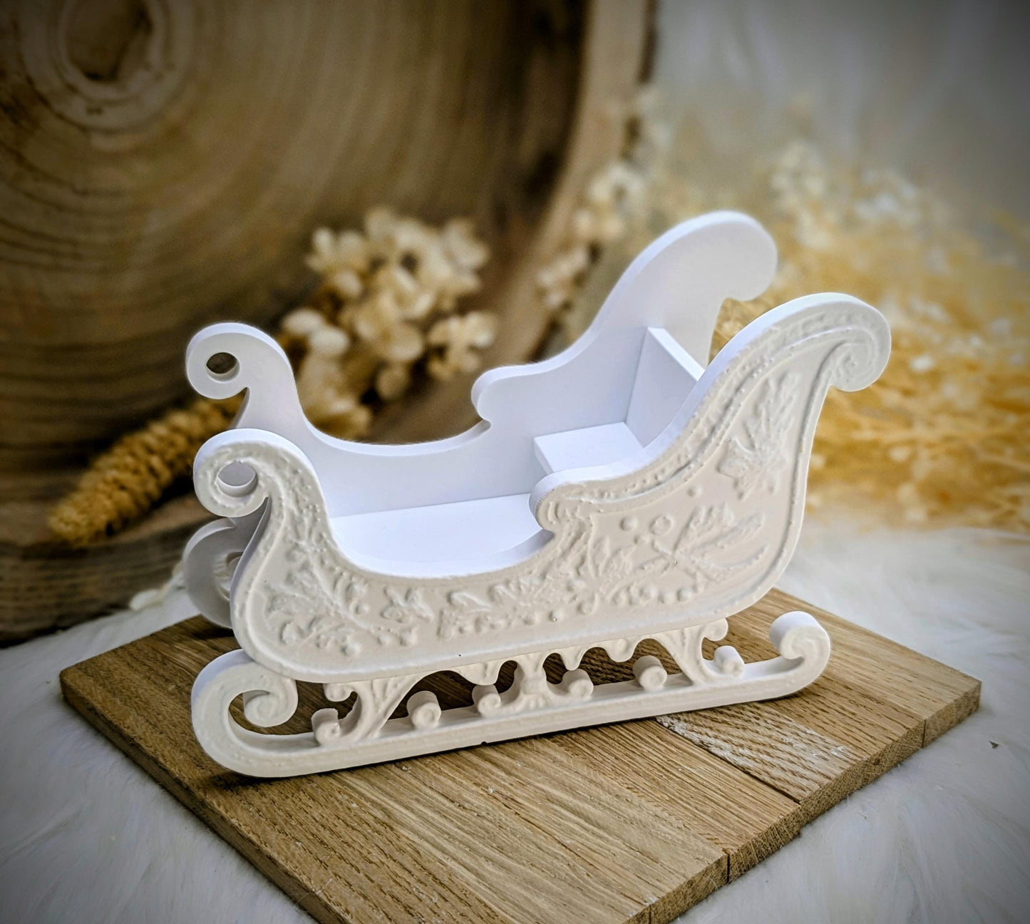 Gießform Schlittenzauber / Weihnachtsschlitten / Miniatur / Raysin